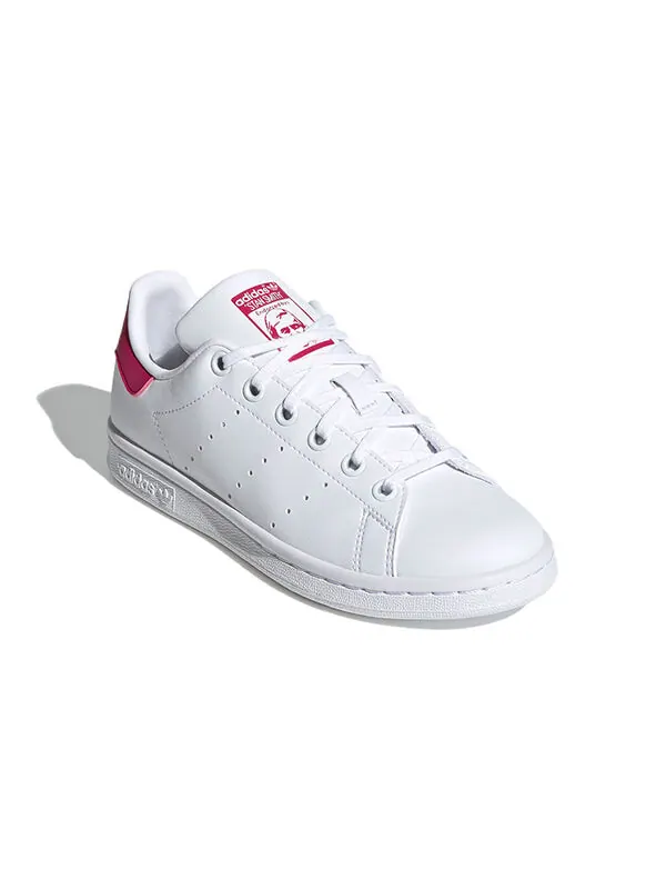 Кроссовки оригиналы stan smith j Adidas — изображение 3 из 4, белый/розовый красный