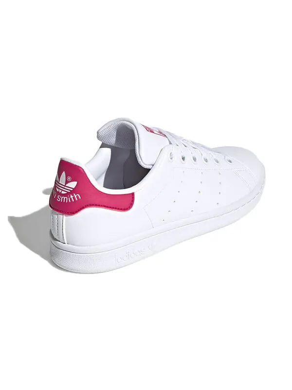 Кроссовки оригиналы stan smith j Adidas — изображение 4 из 4, белый/розовый красный