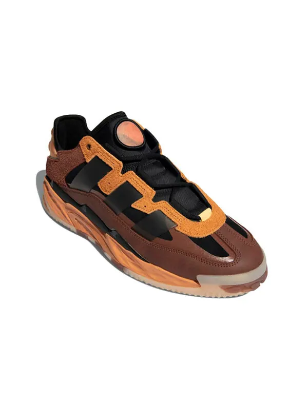 Кроссовки найтбол Adidas — изображение 3 из 4, черный/коричневый