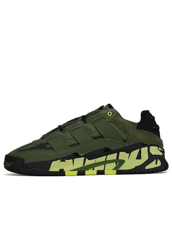 Кроссовки niteball 'oive green' Adidas — изображение 1 из 4, оливковый зеленый