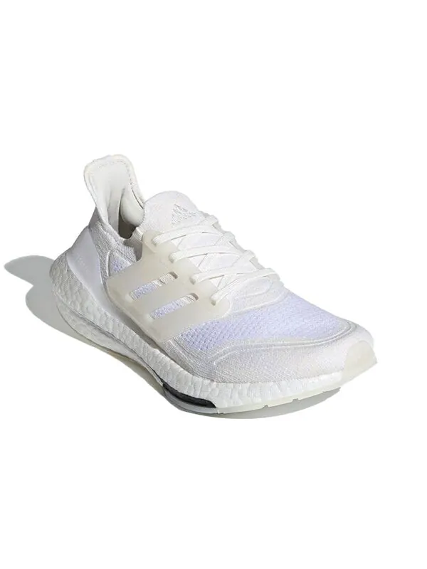 Кроссовки ultraboost 21 primeblue Adidas — изображение 3 из 4, белый