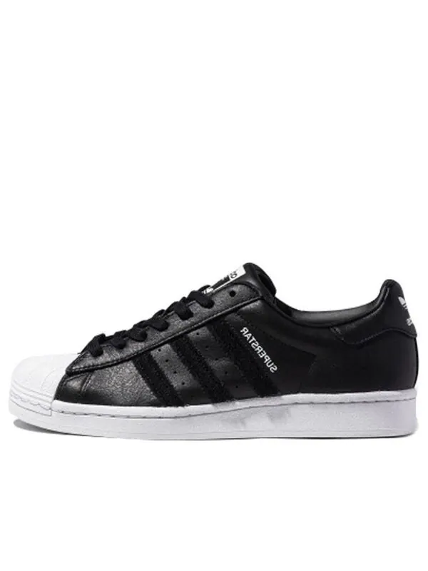 Кроссовки оригинальные superstar липучки унисекс Adidas — изображение 1 из 4, черный/белый