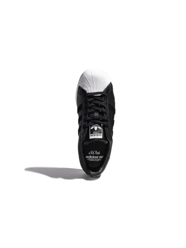 Кроссовки оригинальные superstar липучки унисекс Adidas — изображение 4 из 4, черный/белый