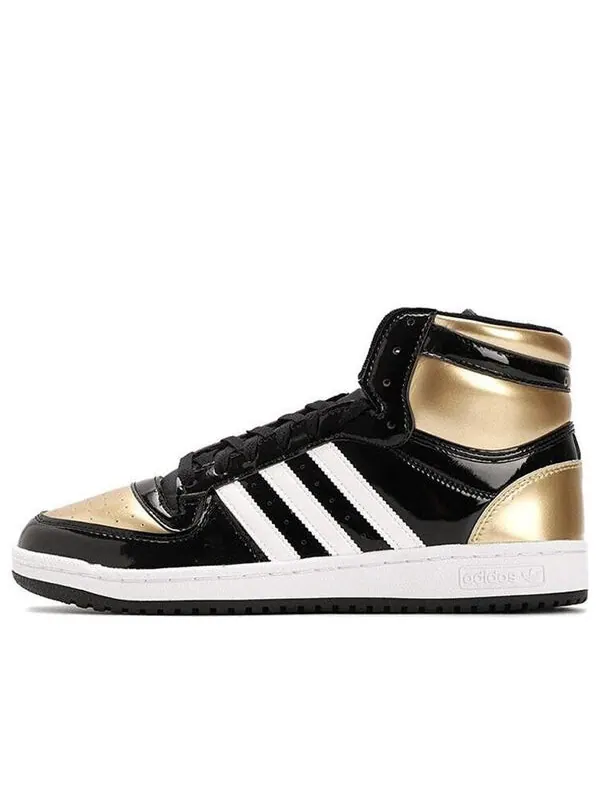 Кроссовки top ten rb 'black gold patent' Adidas — изображение 1 из 4, черный