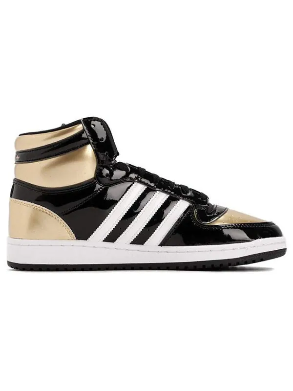 Кроссовки top ten rb 'black gold patent' Adidas — изображение 2 из 4, черный