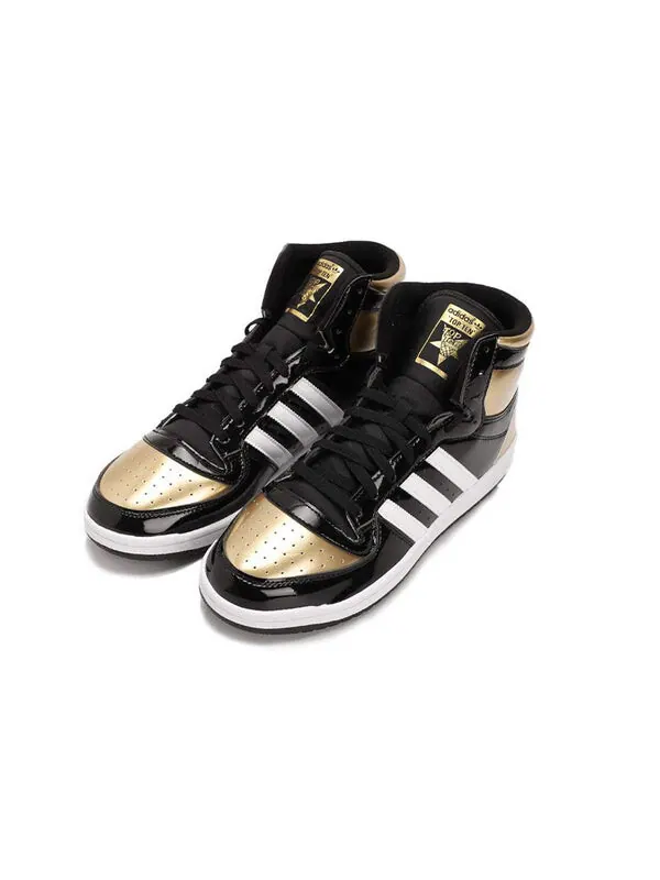Кроссовки top ten rb 'black gold patent' Adidas — изображение 3 из 4, черный