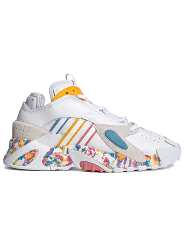 Кроссовки оригиналы стритбол Adidas — изображение 2 из 4, белый/кремовый/желтый