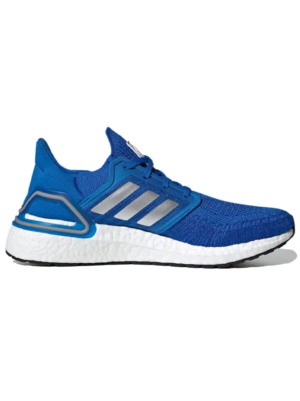 Кроссовки x nasa ultraboost 20 'blue silver' Adidas — изображение 2 из 4, синий/белый/серый