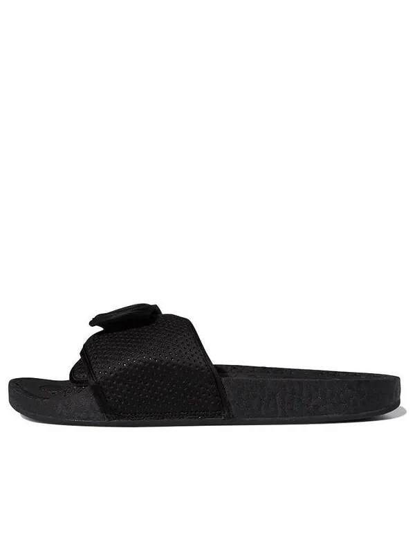 Тапочки x pharrell boost slides Adidas — изображение 1 из 4, черный