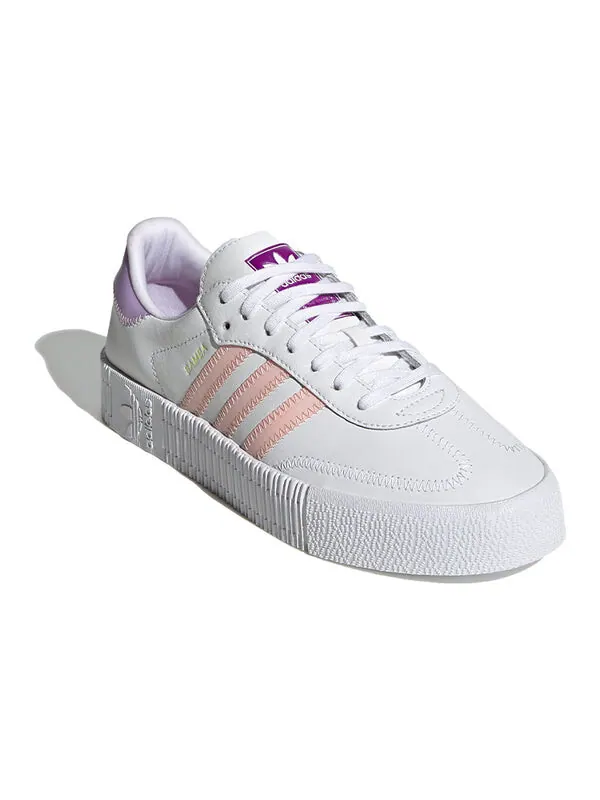 Кроссовки sambarose Adidas — изображение 3 из 4, белый/розовый/фиолетовый