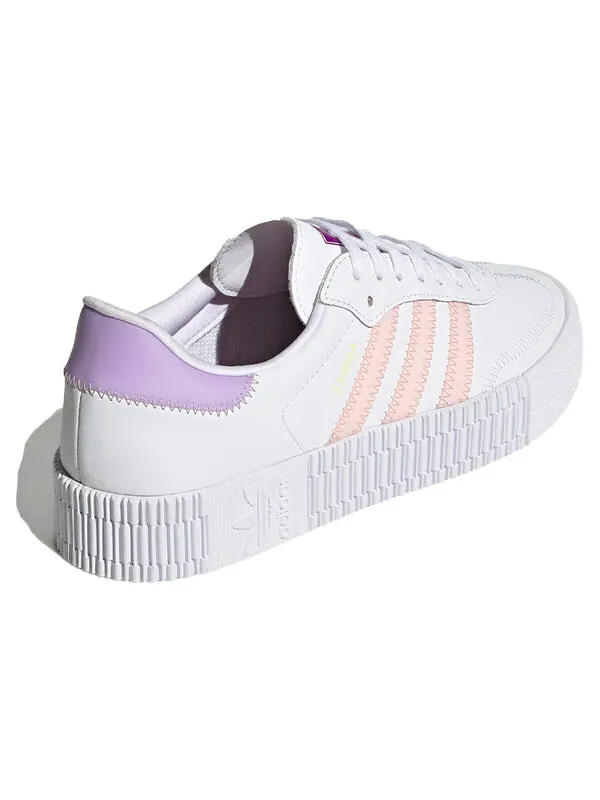 Кроссовки sambarose Adidas — изображение 4 из 4, белый/розовый/фиолетовый