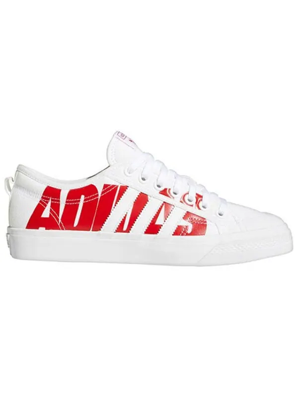 Кроссовки Adidas Originals Nizza Trefoil Sneakers Women's — изображение 1 из 6, белый