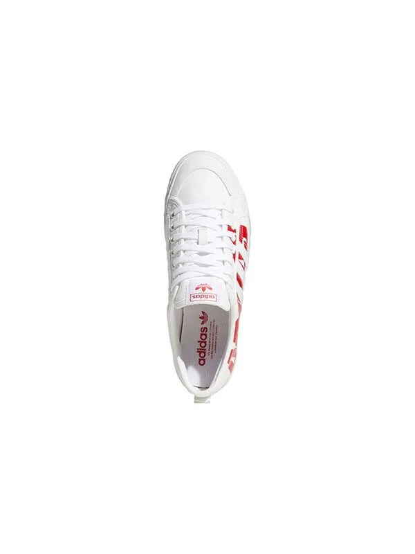Кроссовки Adidas Originals Nizza Trefoil Sneakers Women's — изображение 3 из 6, белый