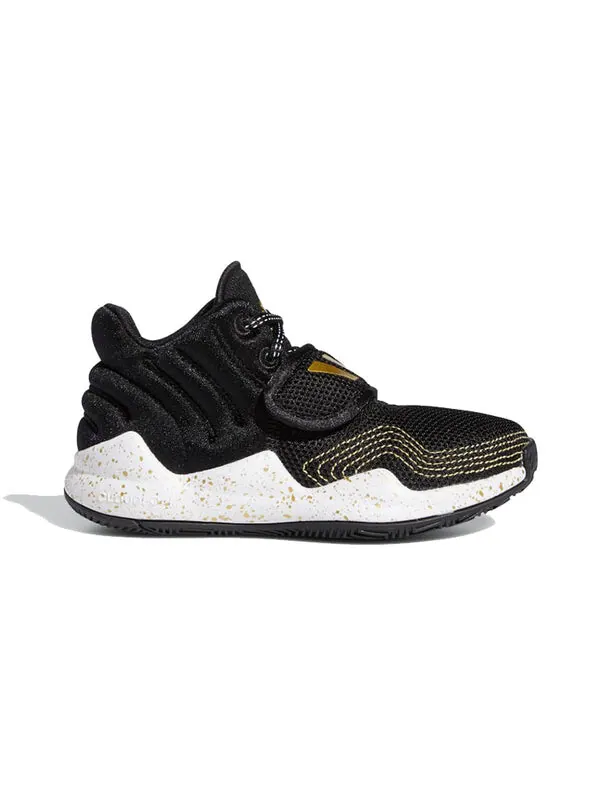 Кроссовки deep threat золотистые Adidas — изображение 2 из 4, черный/золотистый