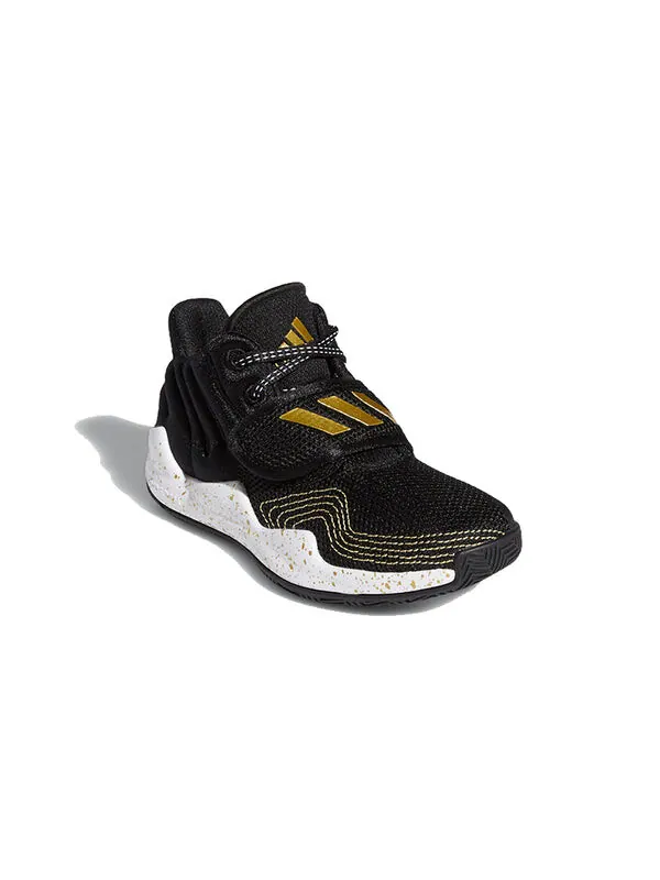 Кроссовки deep threat золотистые Adidas — изображение 3 из 4, черный/золотистый