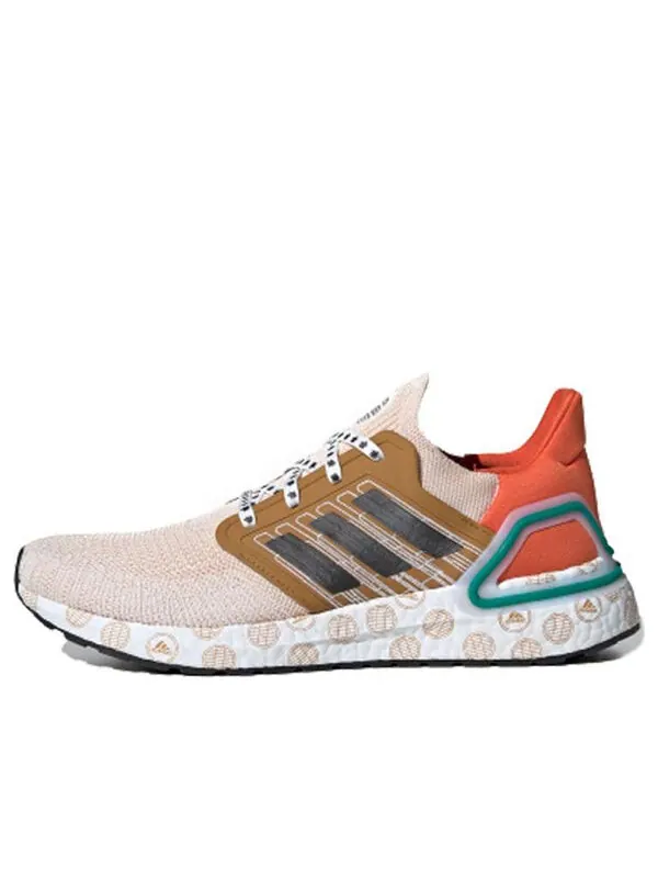 Кроссовки ультра буст 20 Adidas — изображение 1 из 4, коричневый/оранжевый