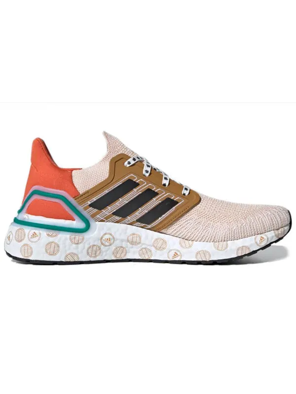 Кроссовки ультра буст 20 Adidas — изображение 2 из 4, коричневый/оранжевый