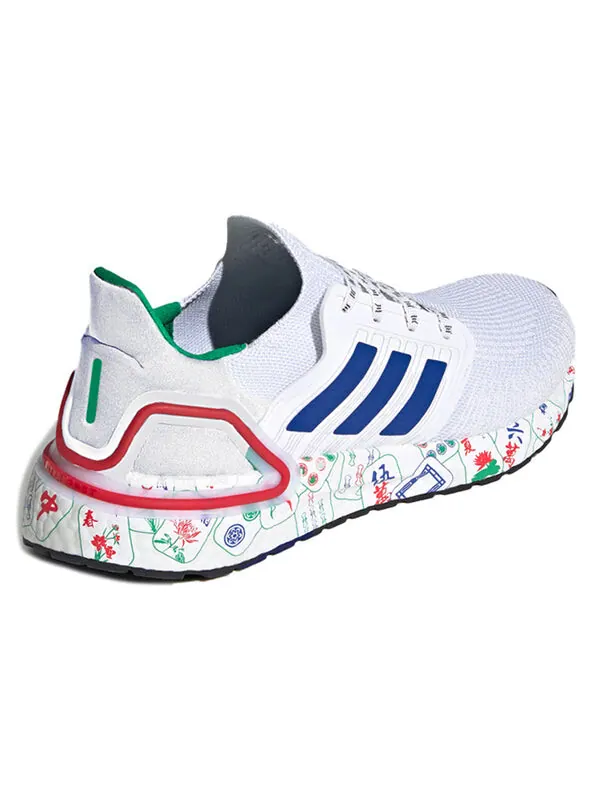 Кроссовки ультрабуст 20 Adidas — изображение 4 из 4, белый/синий/зеленый