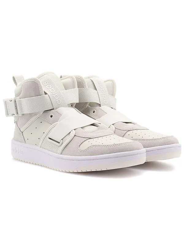 Кроссовки neo hoops 2.0 utx Adidas — изображение 3 из 4, кремовый/серый