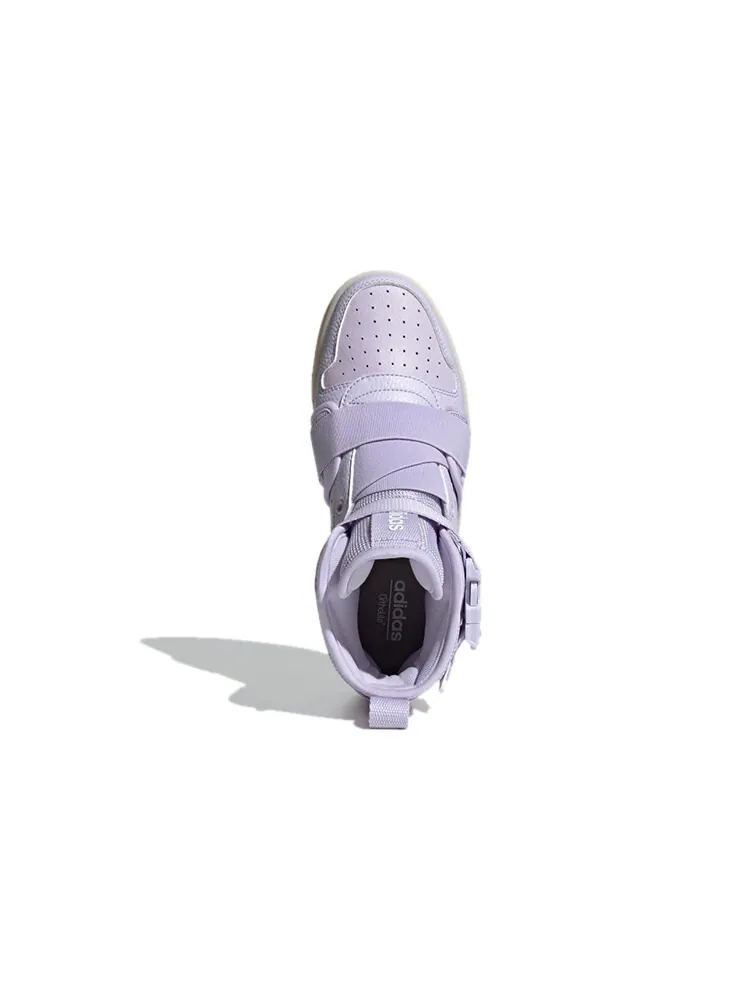 Кроссовки для скейтбординга Hoops 2.0 женские, среднего размера, фиолетовые Adidas Neo — изображение 5 из 6