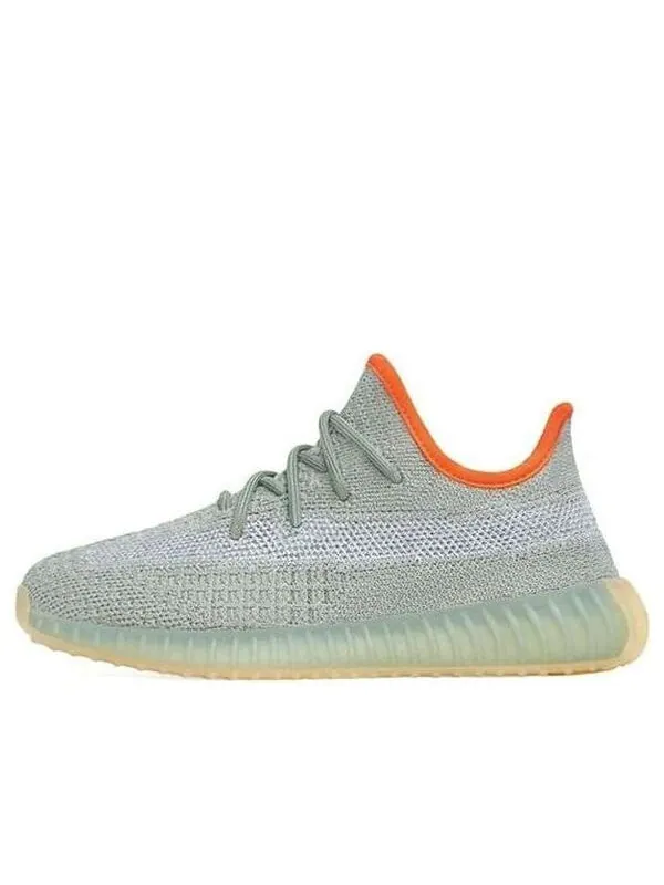 Кроссовки Boost 350 v2 kids Adidas Yeezy — изображение 1 из 4, зеленый