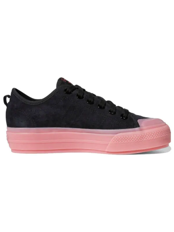 Кроссовки nizza rf Adidas — изображение 2 из 4, черный/розовый