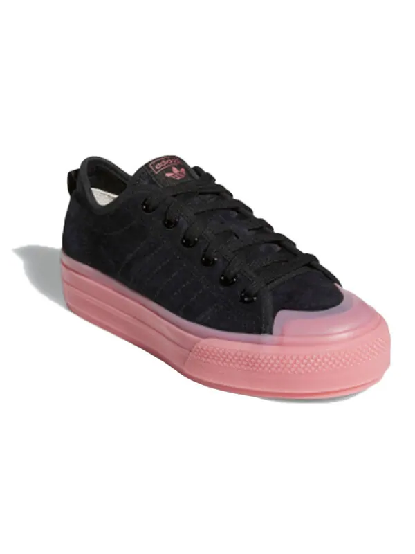 Кроссовки nizza rf Adidas — изображение 3 из 4, черный/розовый