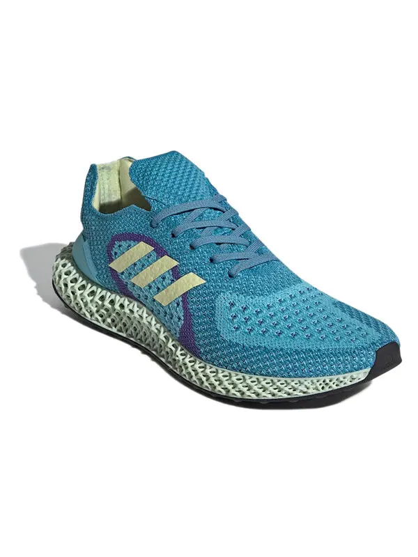 Кроссовки zx runner 4d Adidas — изображение 3 из 4, синий/желтый