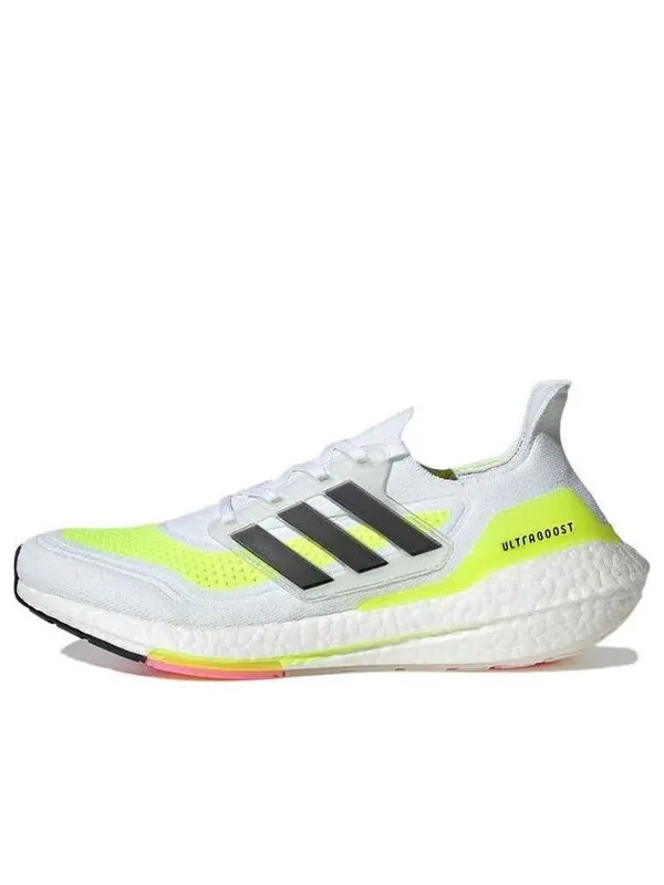 Кроссовки ультрабуст 21 Adidas — изображение 1 из 4, белый/желтый
