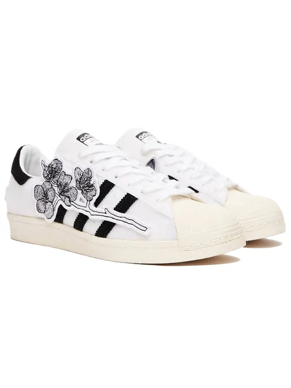 Кроссовки sneakersnstuff x superstar 80-х Adidas — изображение 3 из 4, белый