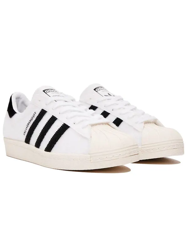 Кроссовки sneakersnstuff x superstar 80-х Adidas — изображение 4 из 4, белый