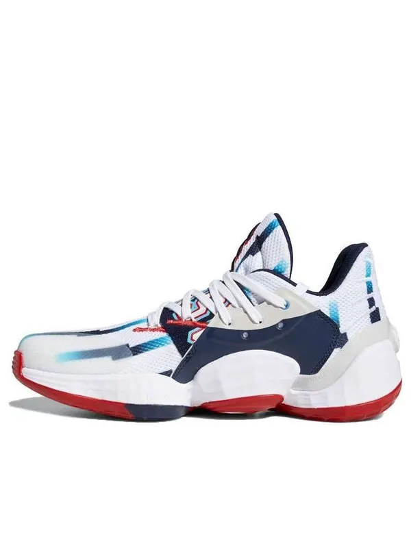 Кроссовки harden vol. 4 gca Adidas — изображение 1 из 4, белый/синий/красный