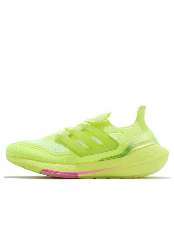 Кроссовки ультра буст 21 Adidas — изображение 1 из 4, желтый
