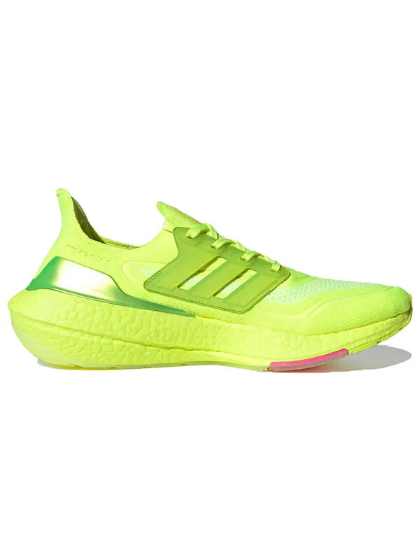 Кроссовки ультра буст 21 Adidas — изображение 2 из 4, желтый