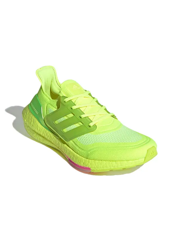 Кроссовки ультра буст 21 Adidas — изображение 3 из 4, желтый