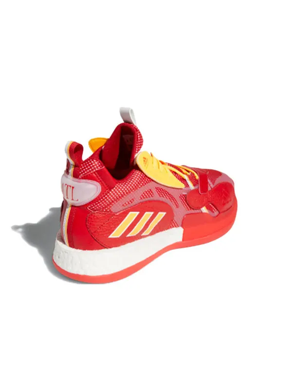 Кроссовки zoneboost Adidas — изображение 4 из 4, красный/желтый