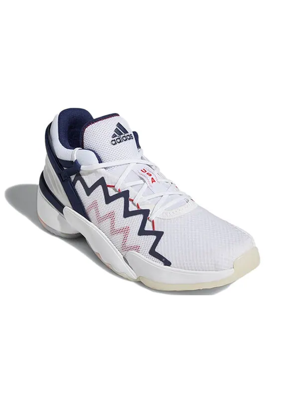 Кроссовки don выпуск #2 gca Adidas — изображение 3 из 4, красный/синий/белый