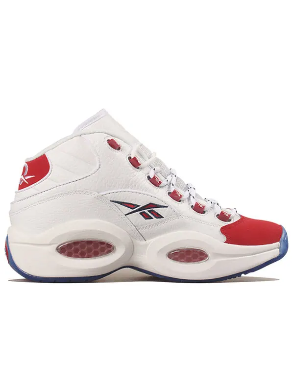 Кроссовки question mid og 'red toe' 2020 Reebok — изображение 2 из 4, красный