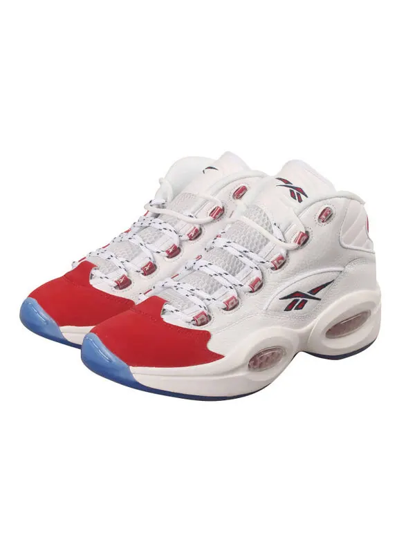 Кроссовки question mid og 'red toe' 2020 Reebok — изображение 3 из 4, красный