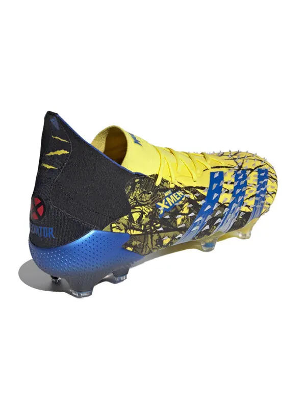 Кроссовки x marvel predator freak.1 fg Adidas — изображение 4 из 4, черный/синий/желтый