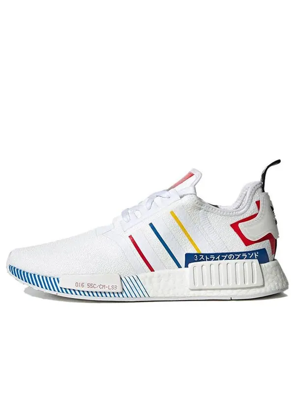 Кроссовки nmd_r1 Adidas — изображение 1 из 4, белый