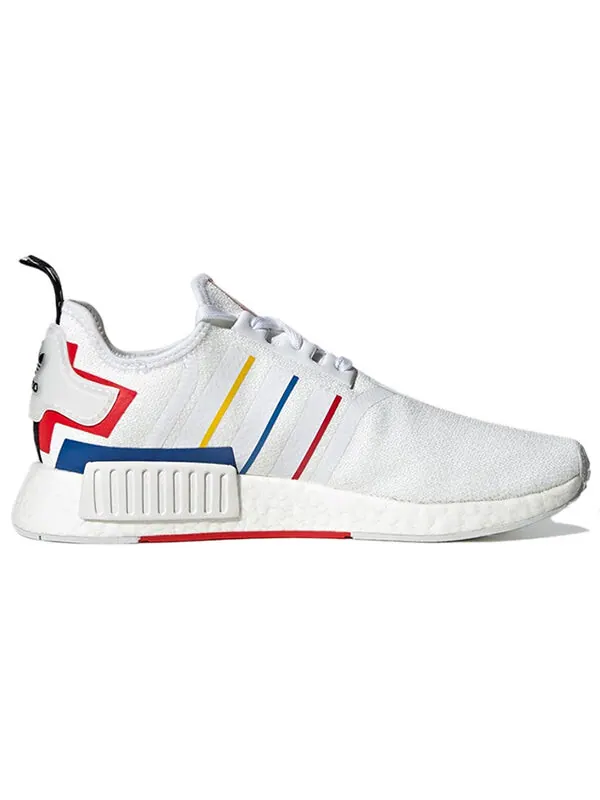 Кроссовки nmd_r1 Adidas — изображение 2 из 4, белый