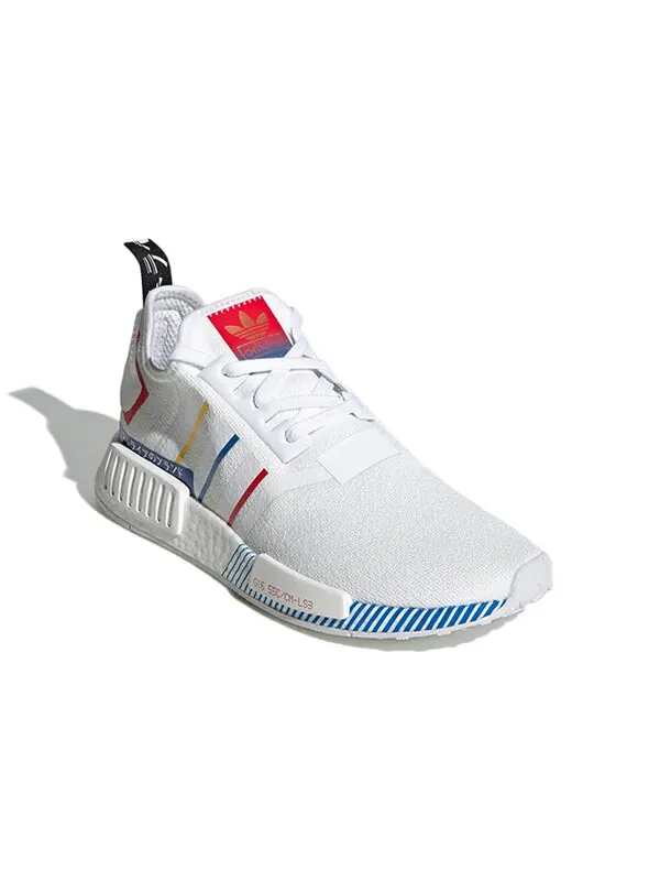 Кроссовки nmd_r1 Adidas — изображение 3 из 4, белый