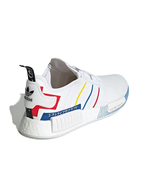 Кроссовки nmd_r1 Adidas — изображение 4 из 4, белый