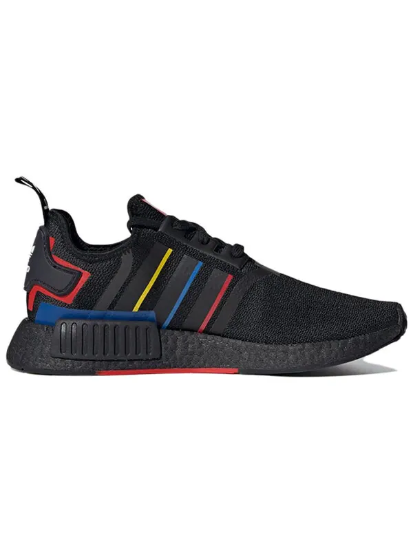 Кроссовки nmd_r1 Adidas — изображение 3 из 4, черный/синий/красный
