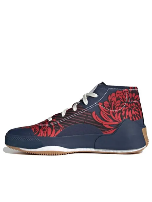 Кроссовки Stella McCartney x Treino Mid Adidas — изображение 1 из 4, синий/красный