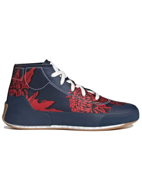 Кроссовки Stella McCartney x Treino Mid Adidas — изображение 2 из 4, синий/красный