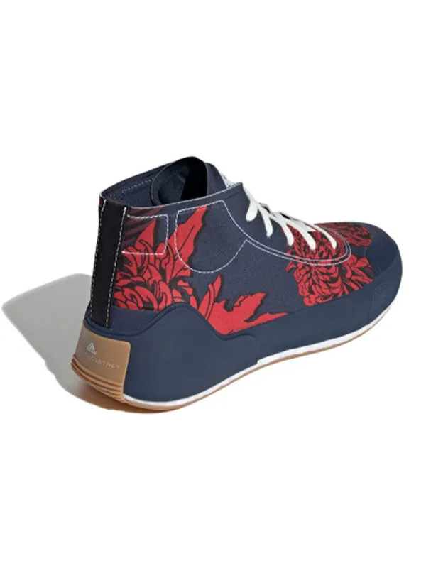 Кроссовки Stella McCartney x Treino Mid Adidas — изображение 4 из 4, синий/красный