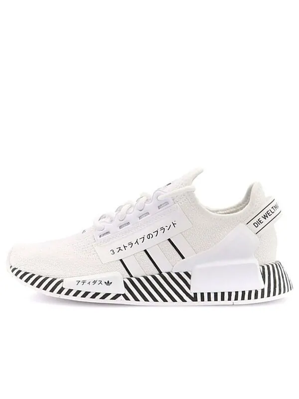 Кроссовки nmd_r1 v2 Adidas — изображение 1 из 4, белый