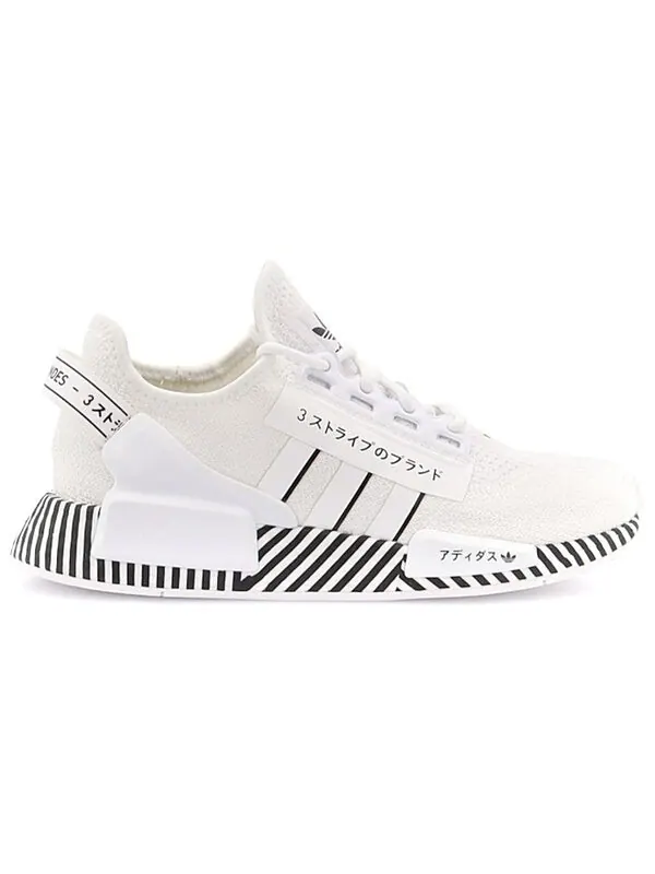Кроссовки nmd_r1 v2 Adidas — изображение 2 из 4, белый